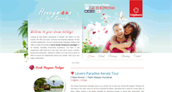 Desktop Screenshot of honeymoontokerala.com